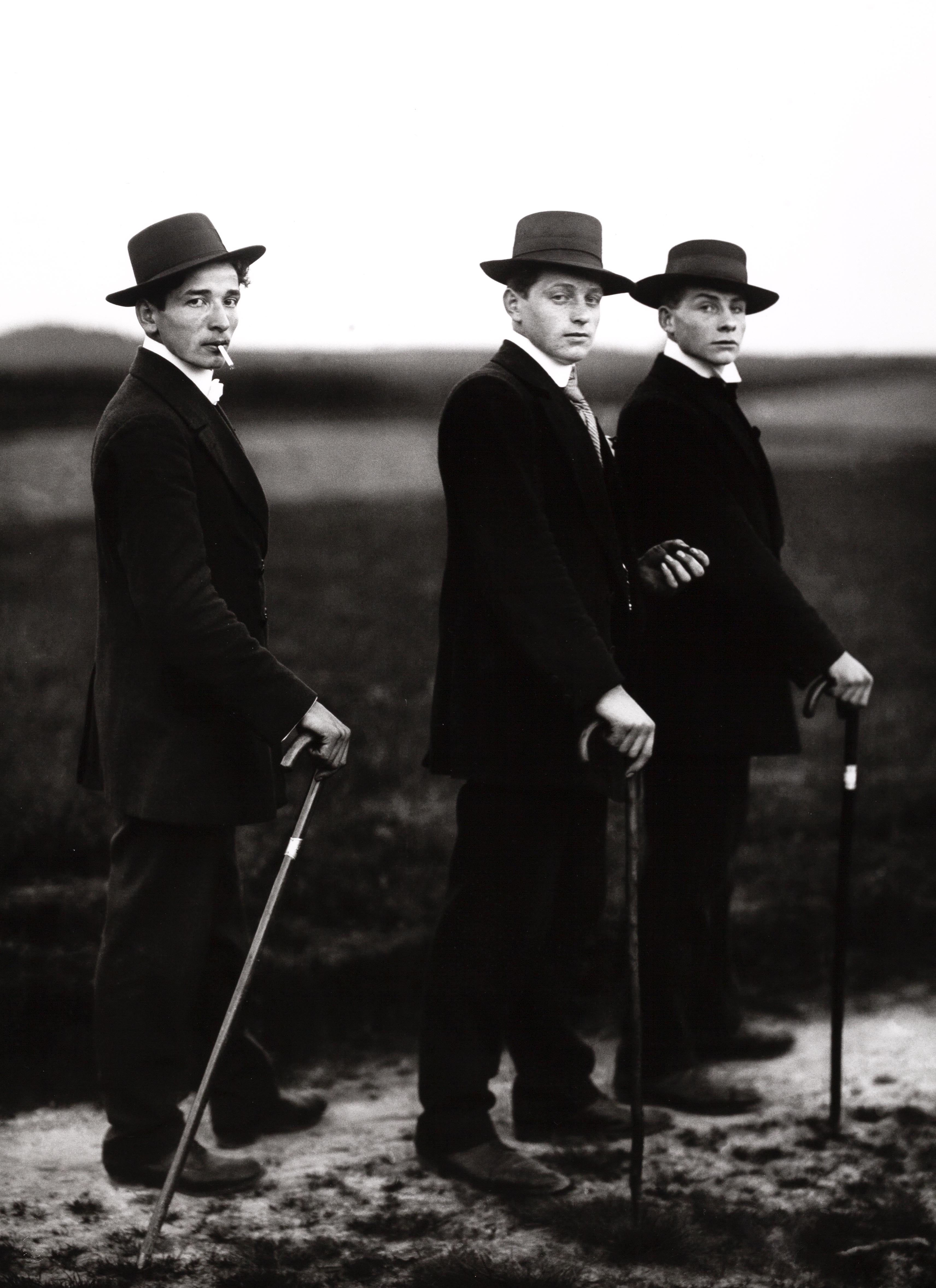 AUGUST SANDER (1876–1964) Young farmers, Westerwald, from 'People of the 20th century', Germany 1914