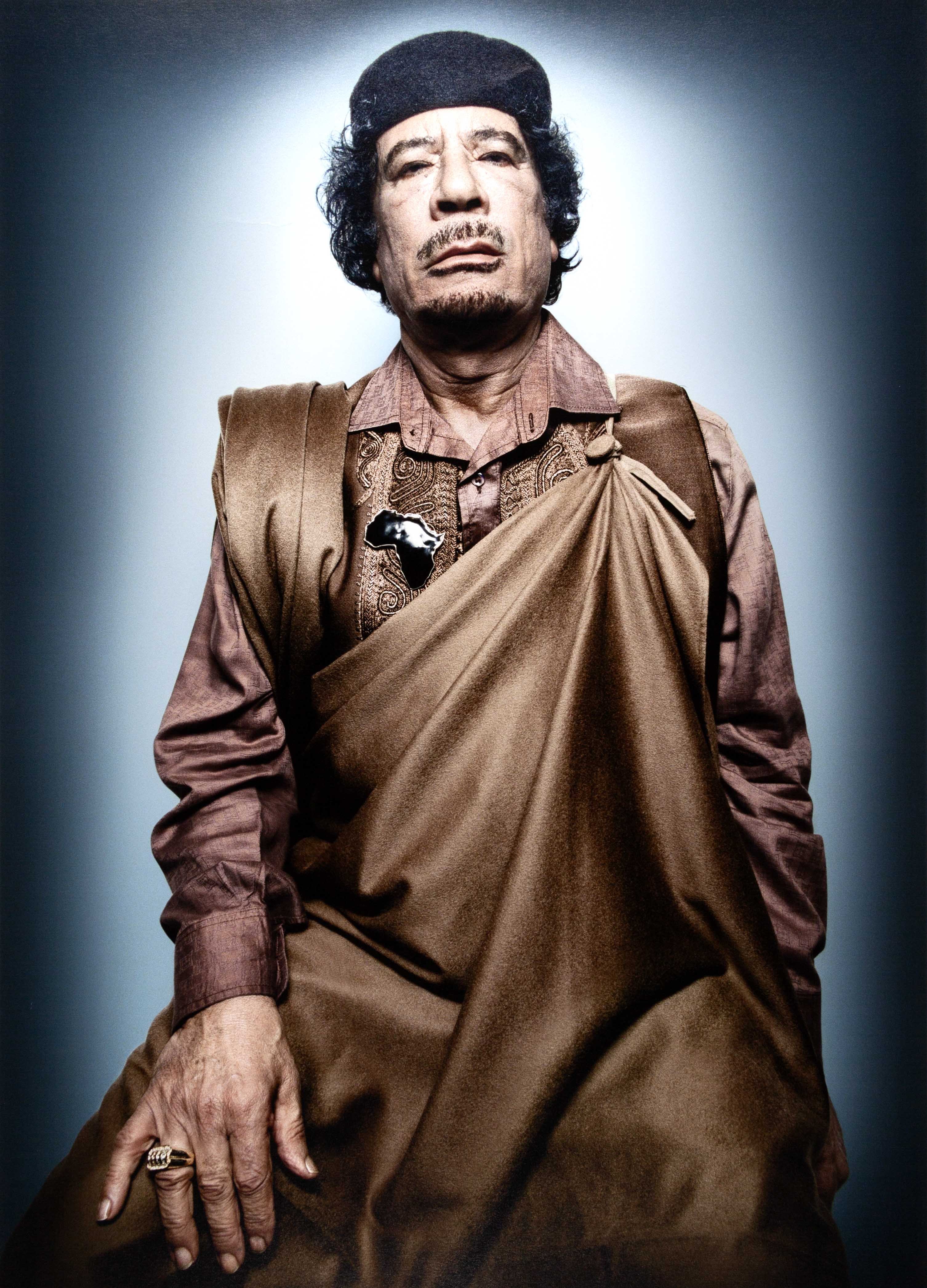 ANTONIOU PLATON (*1968) Muammar al-Gaddafi, New York City, September 2009