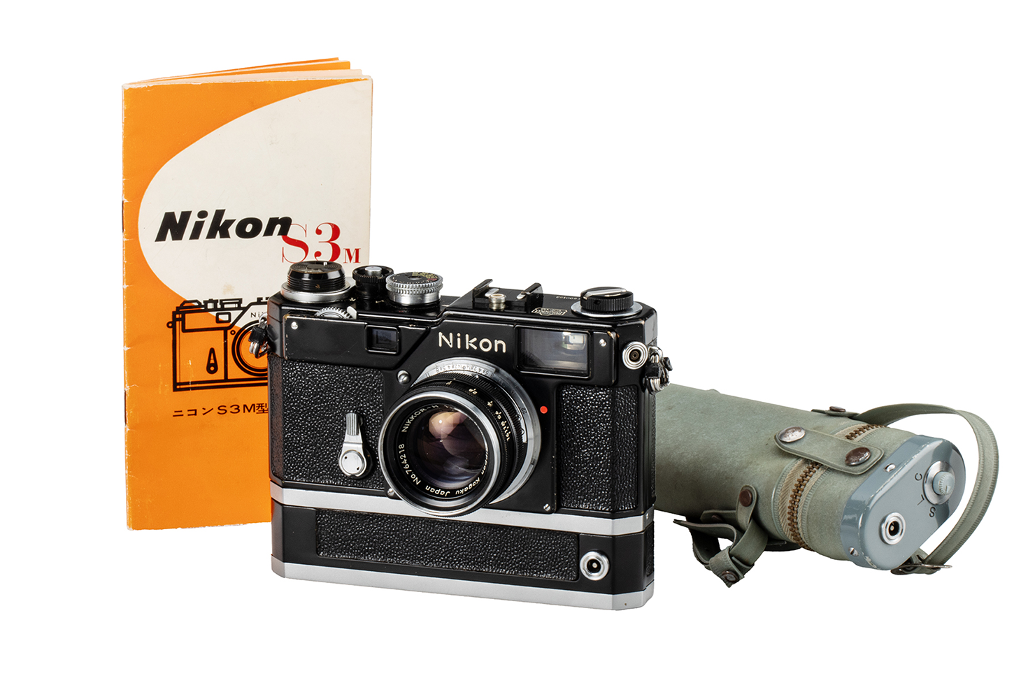 Nikon S3-M Black Paint with Motordrive, 1960