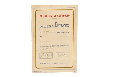 Lot 20 - Rectaflex Rectaflex 1300 + Flor 1.5/55mm
