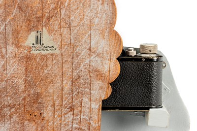 Lot 32 - Leica II Mod.D Black + Wooden Display Stand