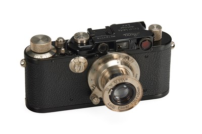Lot 35 - Leica III Mod. F Black + Elmar 3.5/50mm Elmar