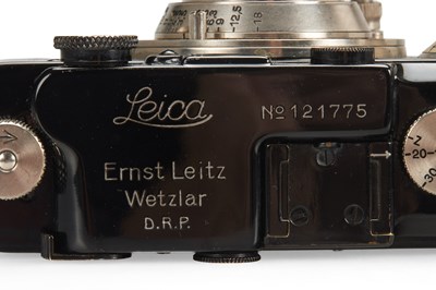 Lot 35 - Leica III Mod. F Black + Elmar 3.5/50mm Elmar