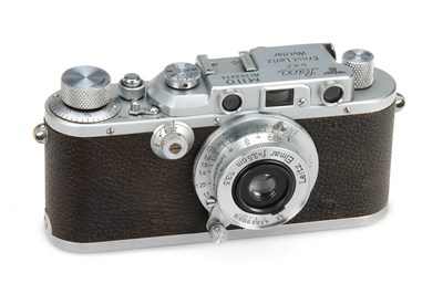 Lot 37 - Leica IIIa 'Marine M110' + Elmar 3.5/3.5cm 'Luftwaffen-Eigentum'