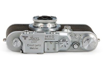 Lot 37 - Leica IIIa 'Marine M110' + Elmar 3.5/3.5cm 'Luftwaffen-Eigentum'