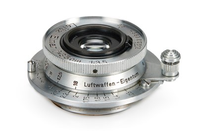 Lot 37 - Leica IIIa 'Marine M110' + Elmar 3.5/3.5cm 'Luftwaffen-Eigentum'