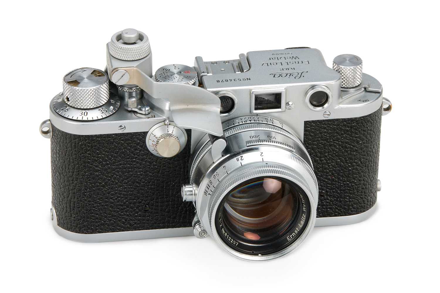 Lot 46 - Leica IIIf + Compur Summitar * 2/5cm Prototype