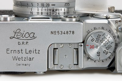 Lot 46 - Leica IIIf + Compur Summitar * 2/5cm Prototype