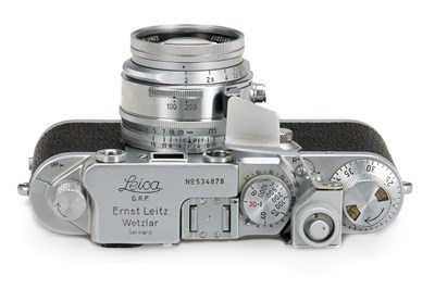 Lot 46 - Leica IIIf + Compur Summitar * 2/5cm Prototype