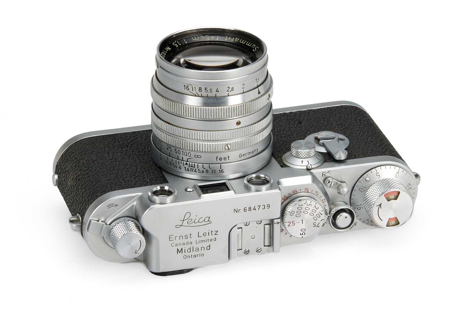 Lot 48 - Leica IIIf 'ELC Midland' + Summarit 1.5/5cm