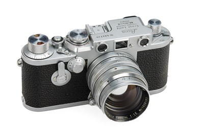 Lot 48 - Leica IIIf 'ELC Midland' + Summarit 1.5/5cm