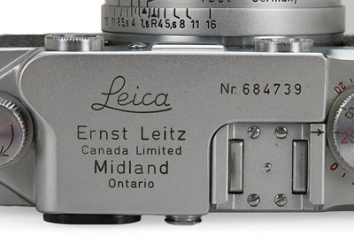 Lot 48 - Leica IIIf 'ELC Midland' + Summarit 1.5/5cm