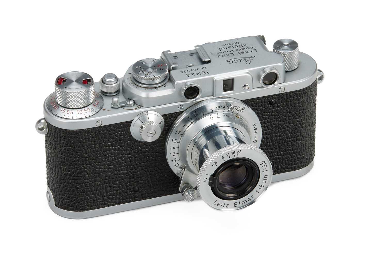 Lot 50 - Leica 72 Midland + Elmar 3.5/5cm