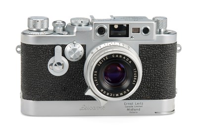 Lot 54 - Leica IIIg + Leicavit + Summicron 2/35mm 'ELC Midland'