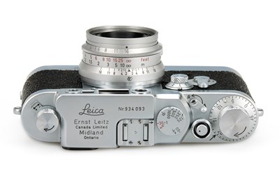 Lot 54 - Leica IIIg + Leicavit + Summicron 2/35mm 'ELC Midland'