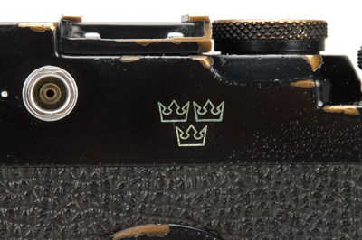 Lot 55 - Leica IIIg Black 'Swedish Military'