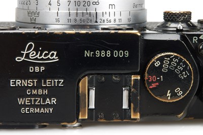 Lot 55 - Leica IIIg Black 'Swedish Military'