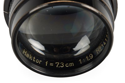 Lot 64 - Leitz Hektor 1.9/73mm HEGRA All Black