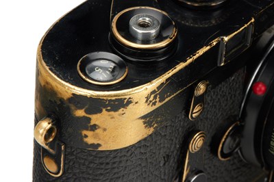 Lot 77 - Leica M3 Black Paint 'Black Counter' + Summicron 2/5cm