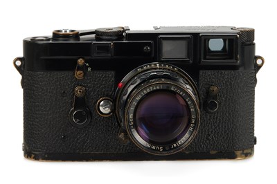Lot 78 - Leica M3 Black Paint + 2/5cm Summicron
