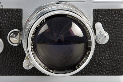 Lot 81 - Leica M3 ELC Midland + Summarit 1.5/5cm