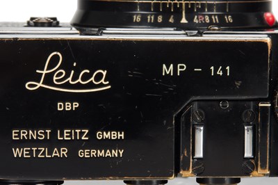 Lot 82 - Leica MP Black Paint + Summicron 2/5cm 'Eric Schaal'