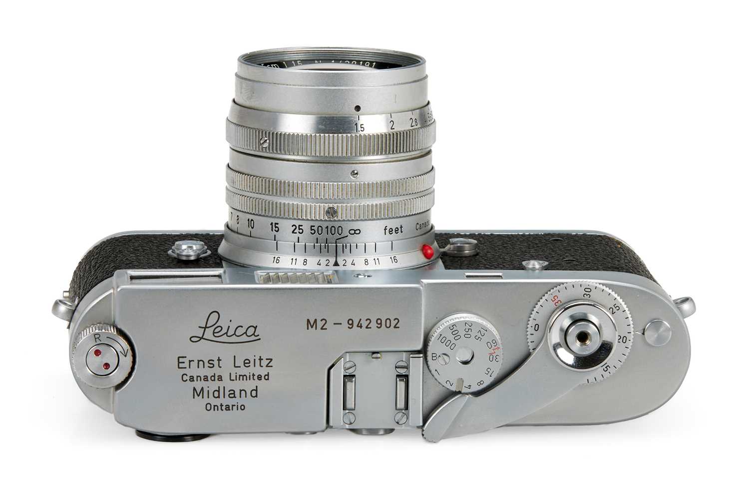 Lot 84 - Leica M2  ELC  Midland + Summarit 1.5/5cm