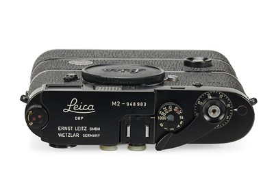 Lot 87 - Leica M2 Black Paint + New York Motor Drive