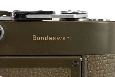 Lot 91 - Leica M4 Olive + Elmar 2.8/50mm Y 'Bundeswehr'
