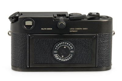 Lot 95 - Leica M6 Black 10404 'Ralph Gibson'