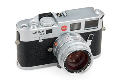 Lot 99 - Leica M6 TTL 0.72 Chrome +  Summilux-M ASPH. 1.4/35mm