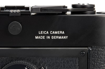 Lot 101 - Leica M6 A (M7 Prototype) Black