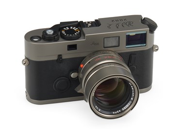 Lot 102 - Leica M7 'Handmade Titanium Camera' Prototype + Summilux-M 1.4/35mm ASPH. Titanium