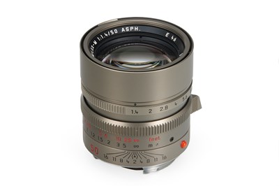 Lot 102 - Leica M7 'Handmade Titanium Camera' Prototype + Summilux-M 1.4/35mm ASPH. Titanium