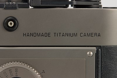 Lot 102 - Leica M7 'Handmade Titanium Camera' Prototype + Summilux-M 1.4/35mm ASPH. Titanium
