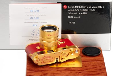 Lot 106 - Leica MP Gold Edition '60 Years PRC'