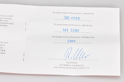 Lot 106 - Leica MP Gold Edition '60 Years PRC'