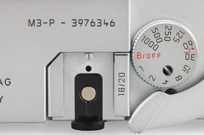 Lot 107 - Leica M3-P Chrome + Noctilux 0.95/50mm Chrome 10326
