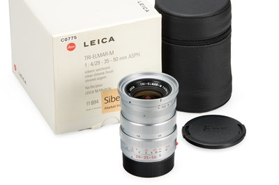 Lot 112 - Leica Tri Elmar-M 4/28-35-50mm Chrome