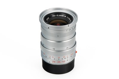 Lot 112 - Leica Tri Elmar-M 4/28-35-50mm Chrome