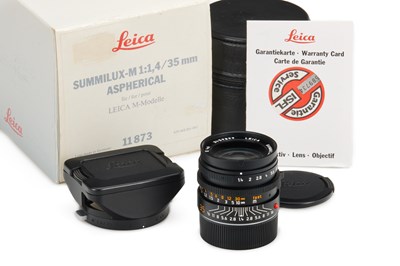Lot 123 - Leica Summilux-M 1.4/35mm Aspherical 11873