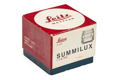 Lot 127 - Leitz Summilux 1.4/50mm Black Paint