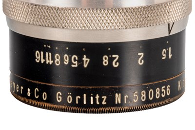 Lot 158 - Hugo Meyer f.M39 Kino Plasmat 1.5/5cm