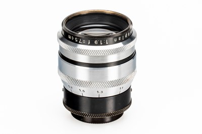Lot 162 - Hugo Meyer f.M39 Primoplan 1.9/7.5cm