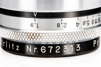 Lot 162 - Hugo Meyer f.M39 Primoplan 1.9/7.5cm