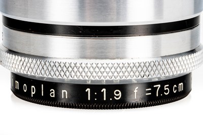 Lot 162 - Hugo Meyer f.M39 Primoplan 1.9/7.5cm