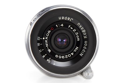 Lot 164 - Nippon Kogaku Japan f.M39 W-Nikkor.C 4/2.5cm