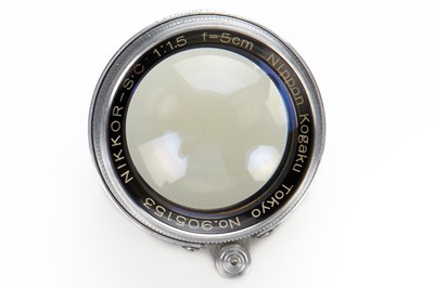 Lot 166 - Nippon Kogaku Tokyo f.M39 Nikkor-S.C 1.5/5cm