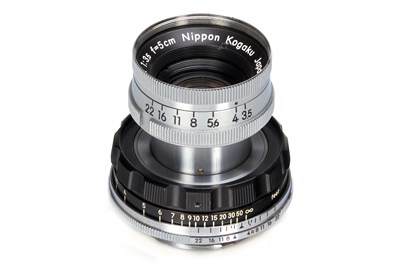 Lot 167 - Nippon Kogaku Japan f.M39 Micro-Nikkor 3.5/5cm