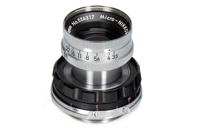 Lot 167 - Nippon Kogaku Japan f.M39 Micro-Nikkor 3.5/5cm
